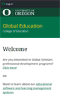 Mobile Screenshot of globaleducation.uoregon.edu