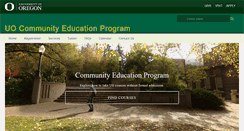 Desktop Screenshot of cep.uoregon.edu