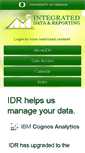 Mobile Screenshot of idr.uoregon.edu