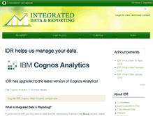 Tablet Screenshot of idr.uoregon.edu