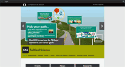 Desktop Screenshot of polisci.uoregon.edu
