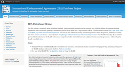 Desktop Screenshot of iea.uoregon.edu