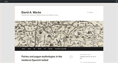 Desktop Screenshot of davidwacks.uoregon.edu