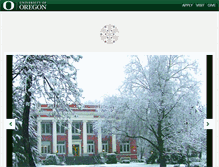 Tablet Screenshot of holiday.uoregon.edu