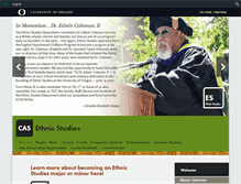 Tablet Screenshot of ethnic.uoregon.edu