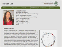 Tablet Screenshot of pml.uoregon.edu