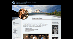 Desktop Screenshot of internship.uoregon.edu