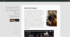 Desktop Screenshot of jazz.uoregon.edu