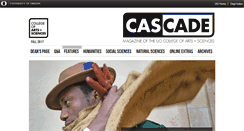 Desktop Screenshot of cascade.uoregon.edu