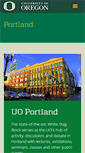 Mobile Screenshot of pdx.uoregon.edu