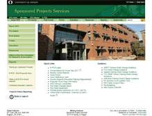 Tablet Screenshot of orsa.uoregon.edu