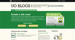 Desktop Screenshot of blogs.uoregon.edu
