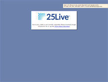 Tablet Screenshot of 25live.uoregon.edu
