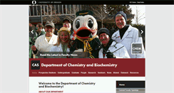 Desktop Screenshot of chemistry.uoregon.edu