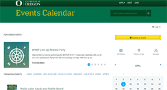 Desktop Screenshot of calendar.uoregon.edu