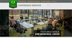 Desktop Screenshot of conferences.uoregon.edu