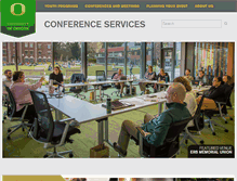 Tablet Screenshot of conferences.uoregon.edu