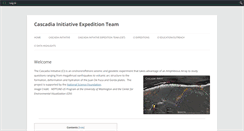 Desktop Screenshot of cascadia.uoregon.edu