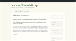 Desktop Screenshot of hutchlab.uoregon.edu