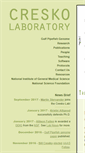 Mobile Screenshot of creskolab.uoregon.edu