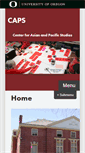 Mobile Screenshot of caps.uoregon.edu