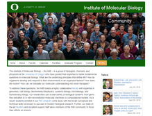 Tablet Screenshot of molbio.uoregon.edu