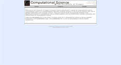 Desktop Screenshot of csi.uoregon.edu