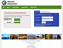 Tablet Screenshot of beta.oregoncis.uoregon.edu