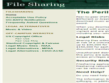 Tablet Screenshot of filesharing.uoregon.edu