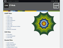 Tablet Screenshot of casitweb.uoregon.edu