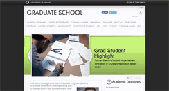 Desktop Screenshot of gradschool.uoregon.edu