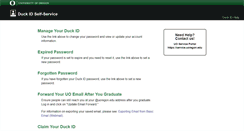 Desktop Screenshot of duckid.uoregon.edu