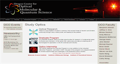 Desktop Screenshot of oco.uoregon.edu