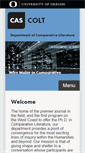 Mobile Screenshot of complit.uoregon.edu