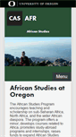 Mobile Screenshot of africa.uoregon.edu