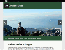 Tablet Screenshot of africa.uoregon.edu