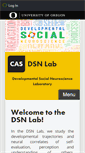 Mobile Screenshot of dsn.uoregon.edu