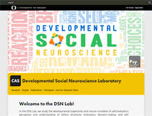 Tablet Screenshot of dsn.uoregon.edu