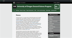 Desktop Screenshot of gensci.uoregon.edu