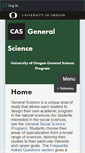 Mobile Screenshot of gensci.uoregon.edu