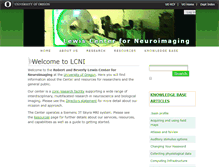 Tablet Screenshot of lcni.uoregon.edu