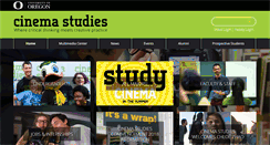 Desktop Screenshot of cinema.uoregon.edu