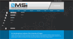 Desktop Screenshot of materialscience.uoregon.edu