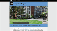 Desktop Screenshot of composition.uoregon.edu